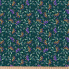 Algodón estampado AITANA Verde / Violeta